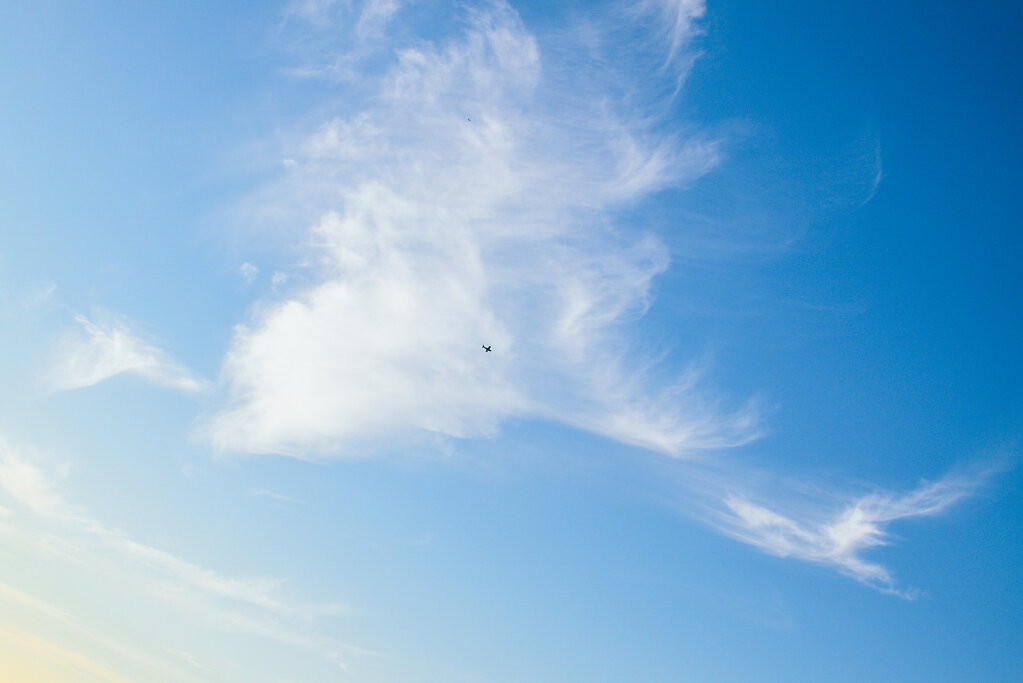 The Sky and an Aircraft
